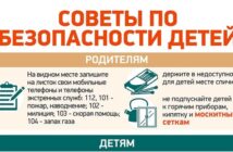 Советы по безопасности детей