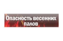 Опасность весенних палов