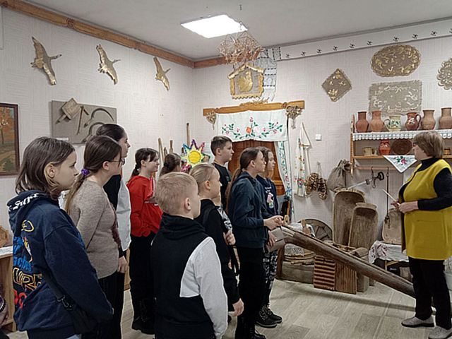 Госці ў музеі