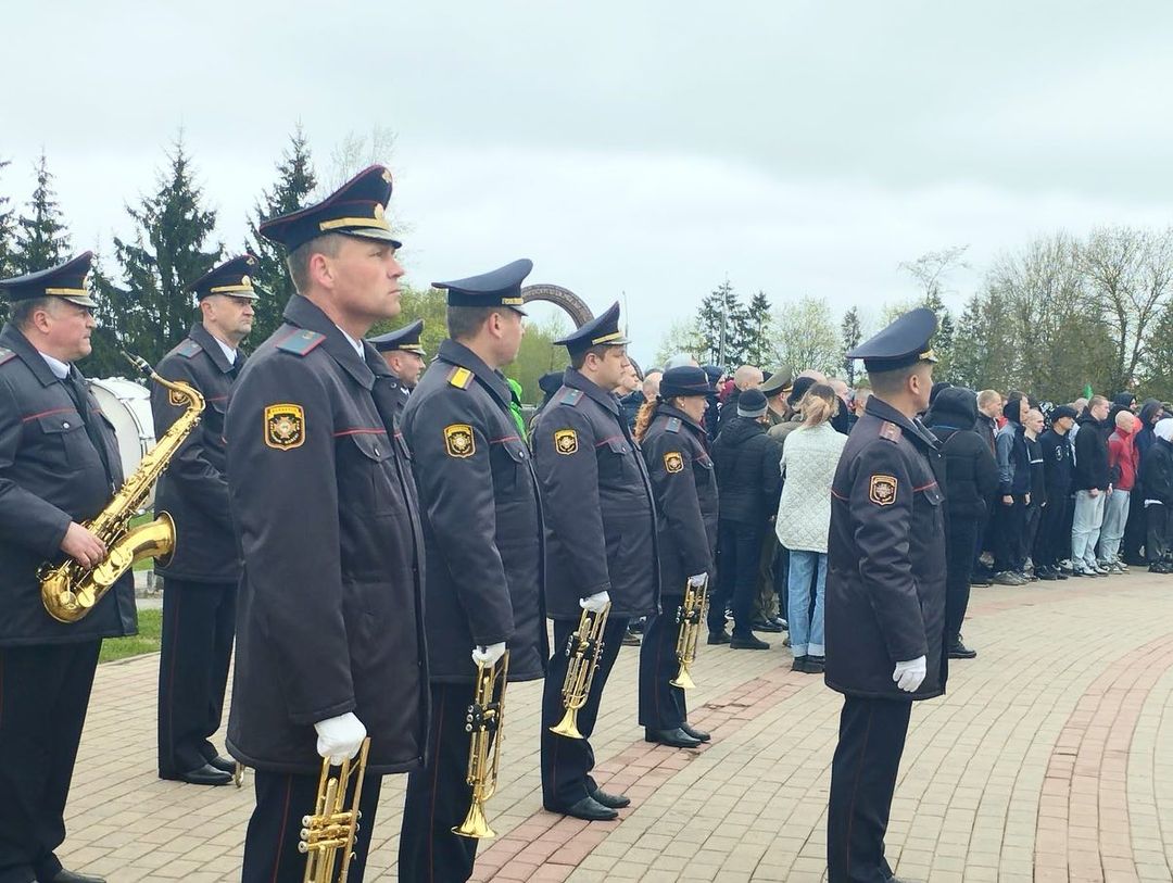 Торжественное мероприятие, посвященное отправке призывников на службу в Вооруженные Силы Республики Беларусь