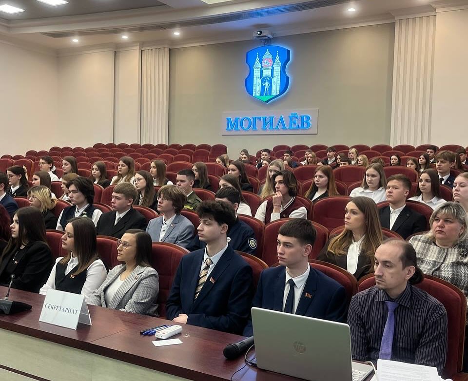 Благодарность за активное участие в деятельности Молодёжного парламента