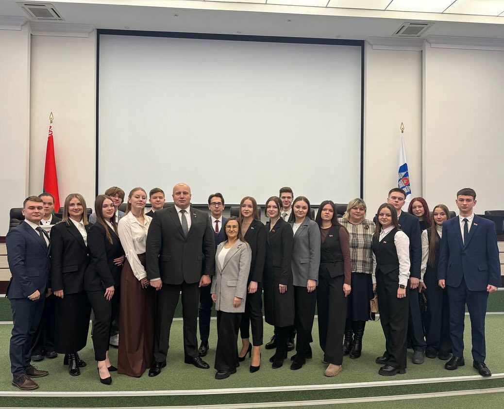 Благодарность за активное участие в деятельности Молодёжного парламента