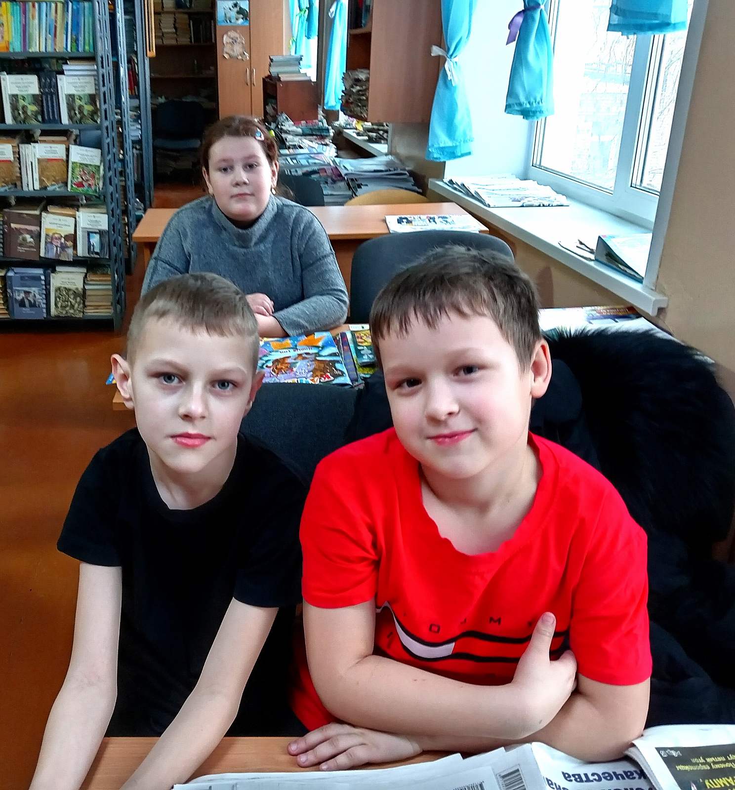 Обряд Масленицы в библиотеке