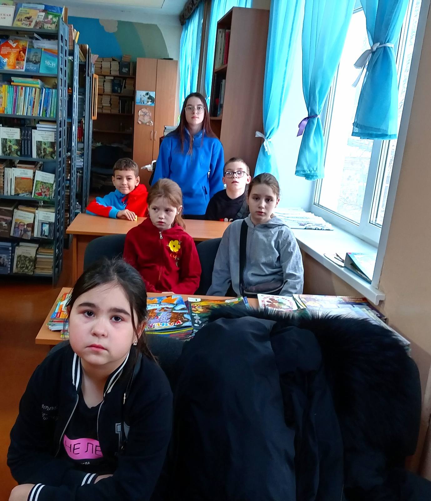 Обряд Масленицы в библиотеке