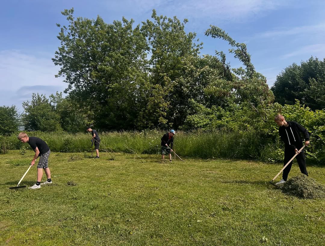 Молодежь работает