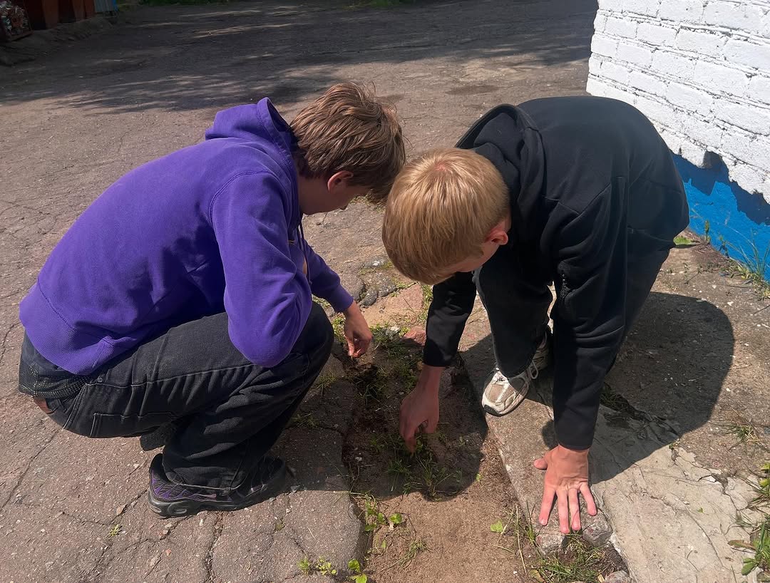 Молодежь работает