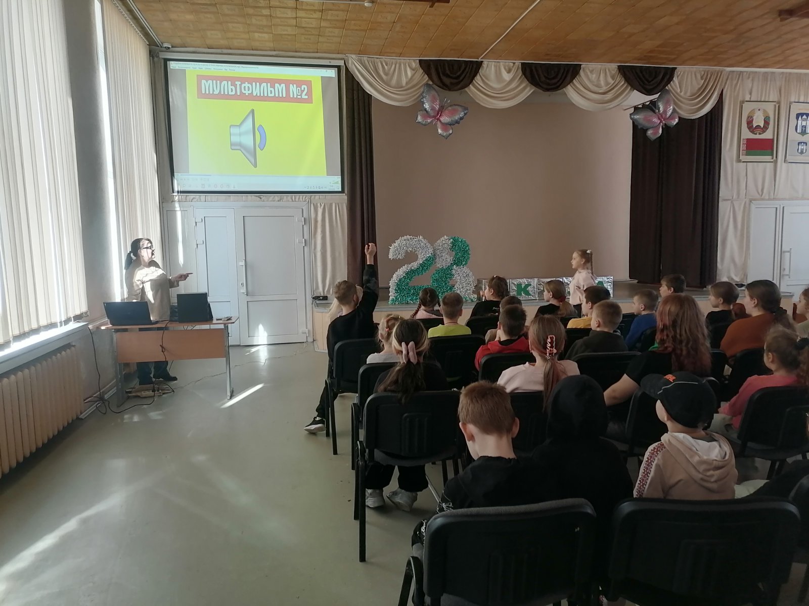 Сегодня на базе школы начал свою работу оздоровительный лагерь «Родничок»