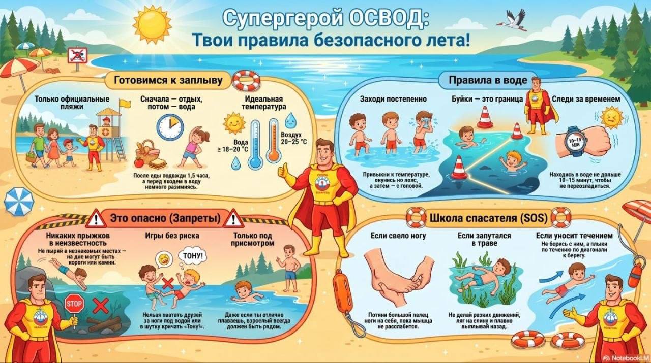 Безопасное лето с Супергероем ОСВОД!