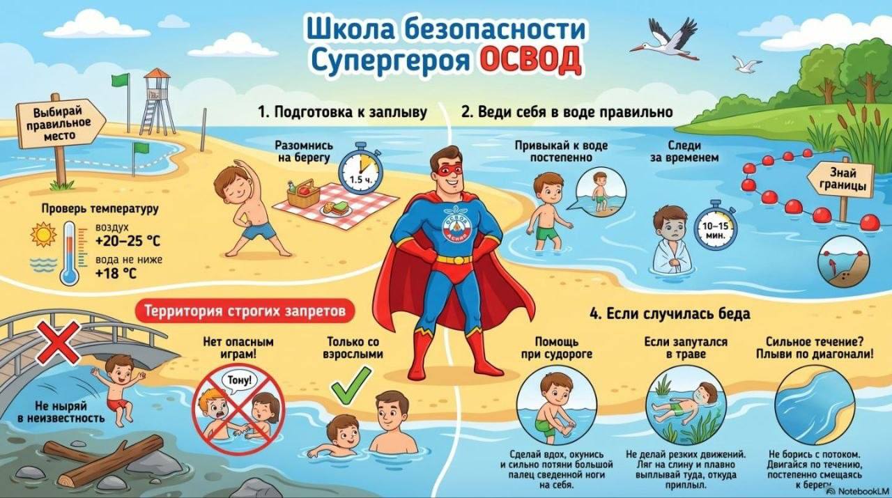 Безопасное лето с Супергероем ОСВОД!