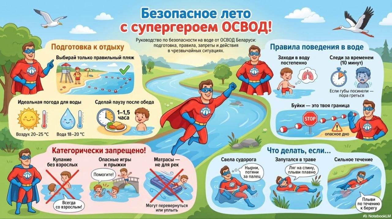 Безопасное лето с Супергероем ОСВОД!