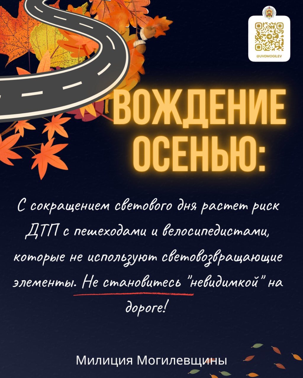 Не сливайтесь с темнотой: фликеры для безопасности на дорогах