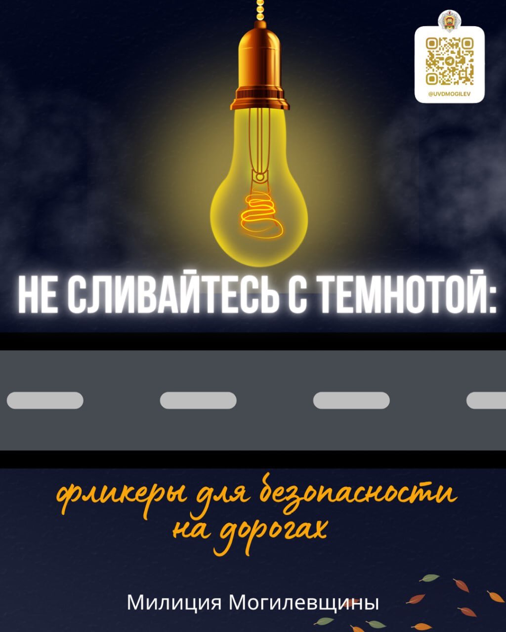 Не сливайтесь с темнотой: фликеры для безопасности на дорогах